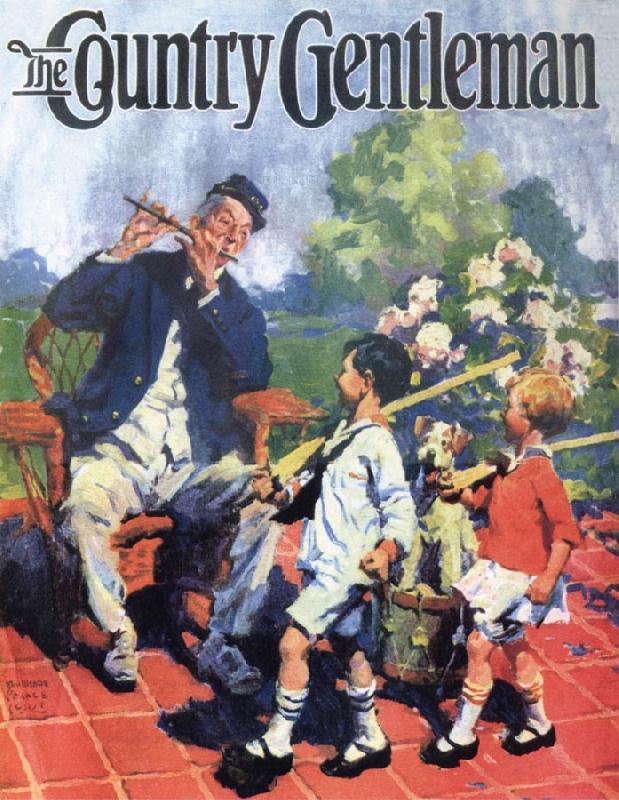 William Meade Prince Cover Painting for The Country Gentleman